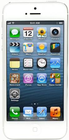 Смартфон Apple iPhone 5 64Gb White & Silver - Арсеньев