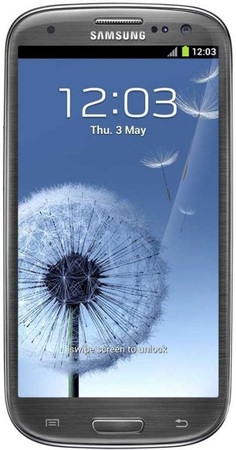 Смартфон Samsung Galaxy S3 GT-I9300 16Gb Titanium grey - Арсеньев